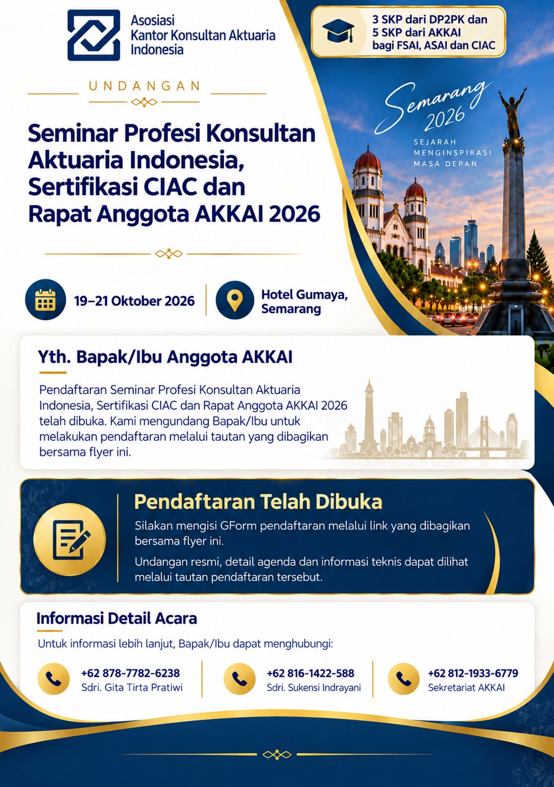 Seminar Profesi Konsultan Aktuaria Indonesia 2026